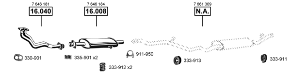 Изпускателна система ASMET               