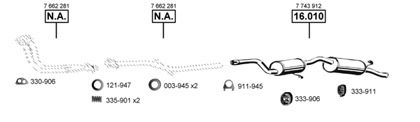 Изпускателна система ASMET               
