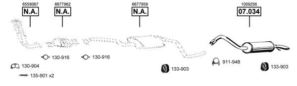 Изпускателна система ASMET               