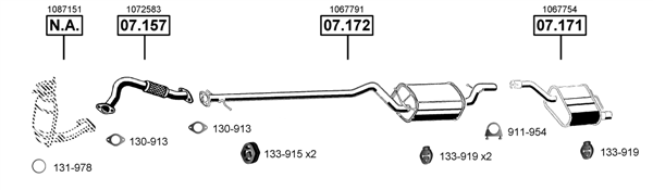 Изпускателна система ASMET               