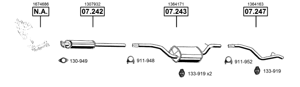 Изпускателна система ASMET               