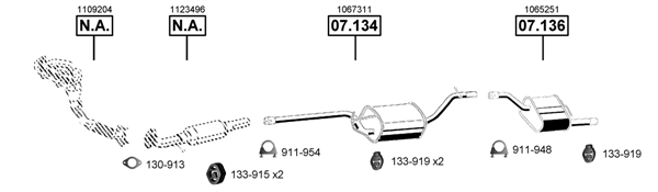 Изпускателна система ASMET               