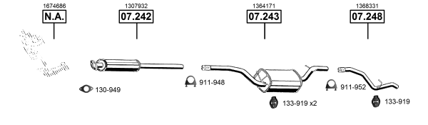 Изпускателна система ASMET               