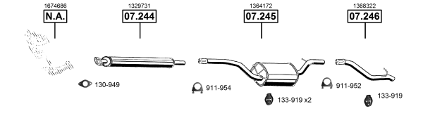 Изпускателна система ASMET               
