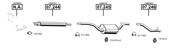 Изпускателна система ASMET               