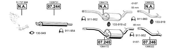 Изпускателна система ASMET               