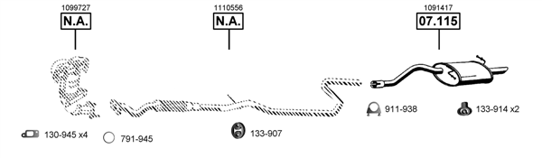 Изпускателна система ASMET               