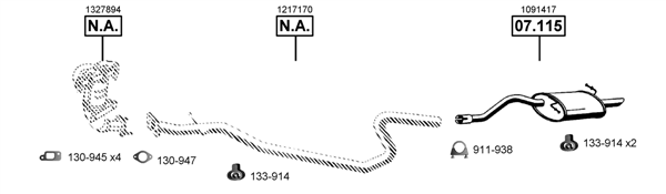 Изпускателна система ASMET               