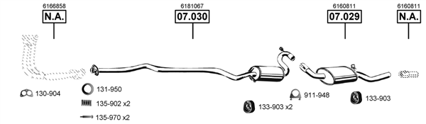Изпускателна система ASMET               