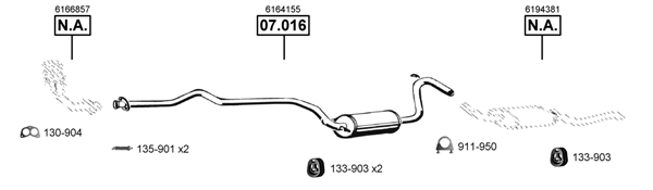Изпускателна система ASMET               