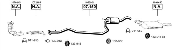 Изпускателна система ASMET               