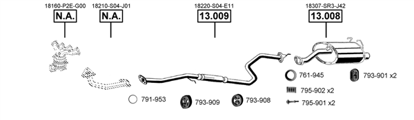 Изпускателна система ASMET               