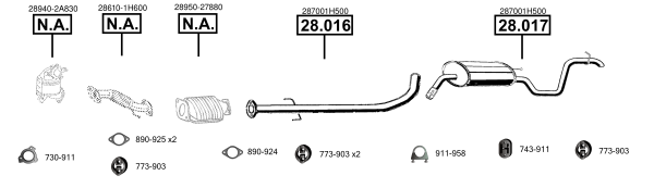 Изпускателна система ASMET               
