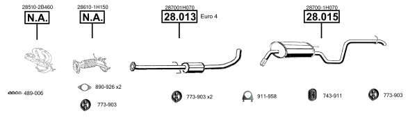 Изпускателна система ASMET               