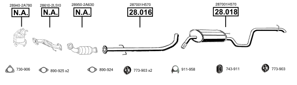 Изпускателна система ASMET               