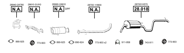 Изпускателна система ASMET               