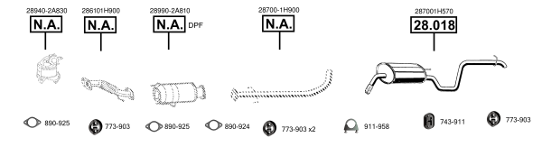 Изпускателна система ASMET               