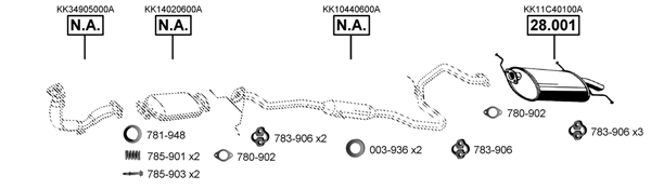 Изпускателна система ASMET               