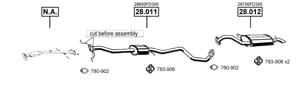 Изпускателна система ASMET               