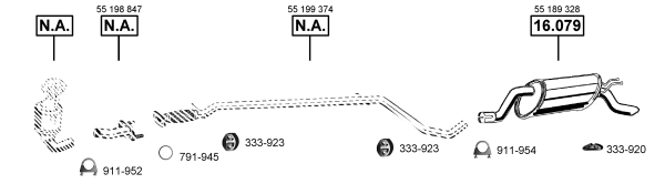 Изпускателна система ASMET               