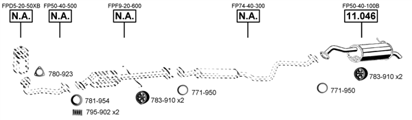 Изпускателна система ASMET               