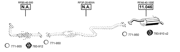 Изпускателна система ASMET               