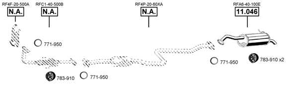 Изпускателна система ASMET               