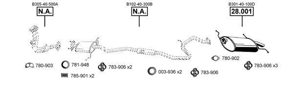 Изпускателна система ASMET               