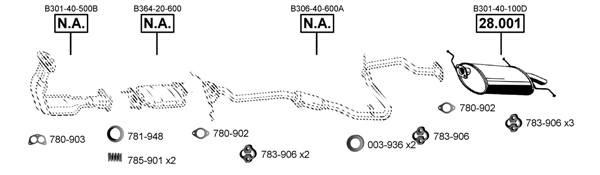 Изпускателна система ASMET               