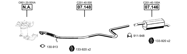 Изпускателна система ASMET               