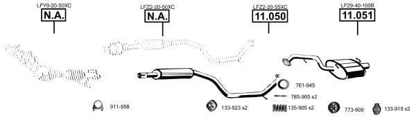 Изпускателна система ASMET               