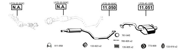 Изпускателна система ASMET               