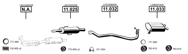 Изпускателна система ASMET               