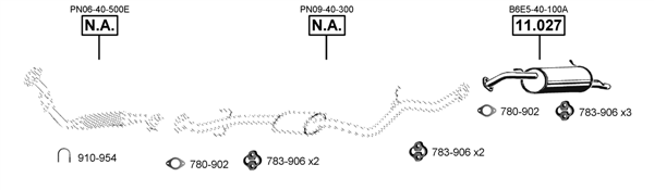Изпускателна система ASMET               