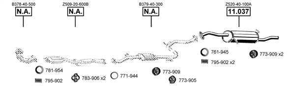 Изпускателна система ASMET               