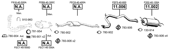 Изпускателна система ASMET               