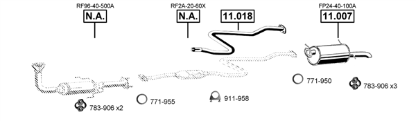 Изпускателна система ASMET               