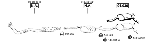 Изпускателна система ASMET               