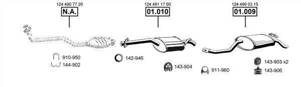 Изпускателна система ASMET               