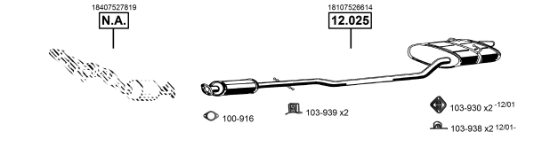Изпускателна система ASMET               