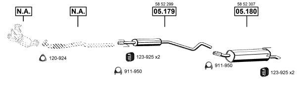 Изпускателна система ASMET               