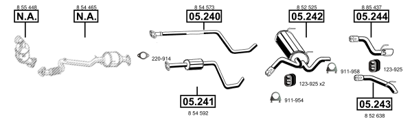 Изпускателна система ASMET               