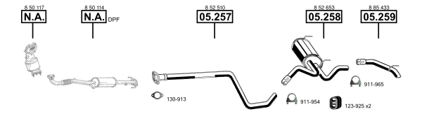 Изпускателна система ASMET               