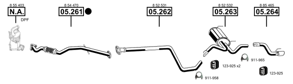 Изпускателна система ASMET               