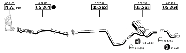 Изпускателна система ASMET               