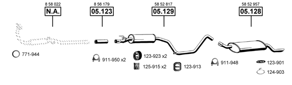 Изпускателна система ASMET               