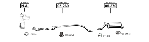 Изпускателна система ASMET               