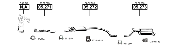 Изпускателна система ASMET               