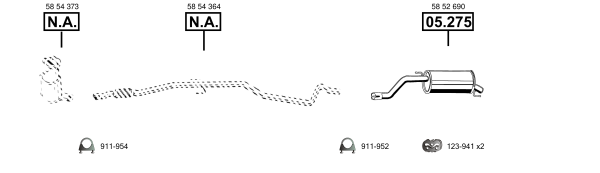 Изпускателна система ASMET               