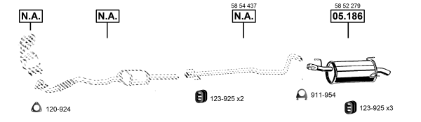 Изпускателна система ASMET               